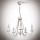 Hanglamp aan ketting VERSA 5xE14/40W/230V wit 520 mm