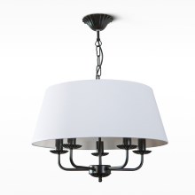 Hanglamp aan ketting VIOLA 5xE14/40W/230V wit