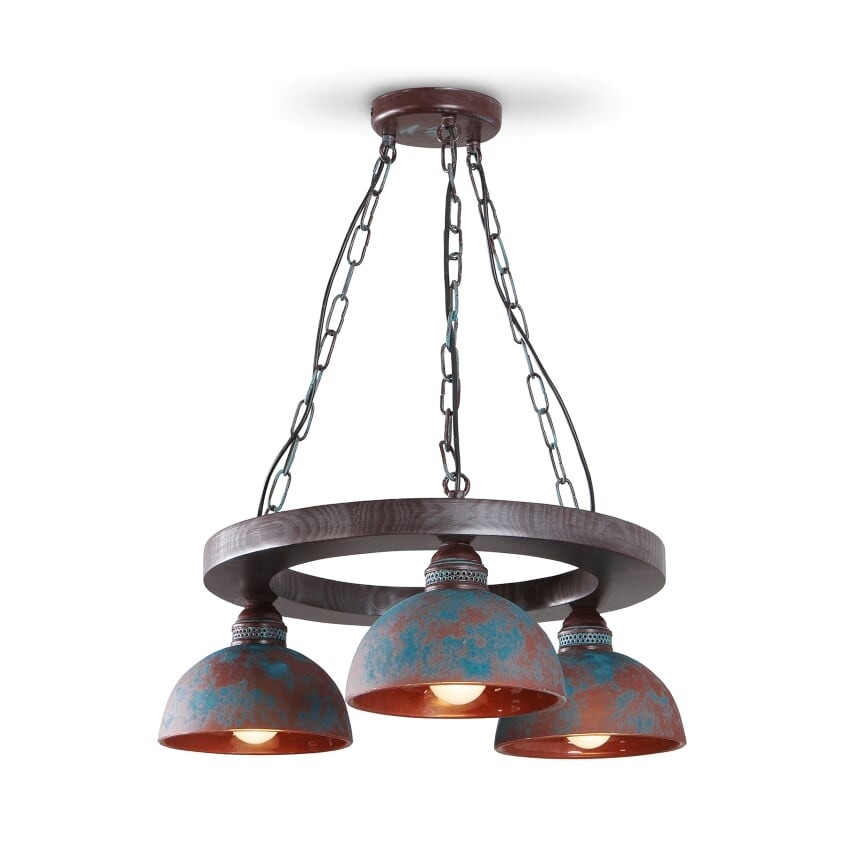 Hanglamp aan ketting VIRIONI 3xE27/60W/230V