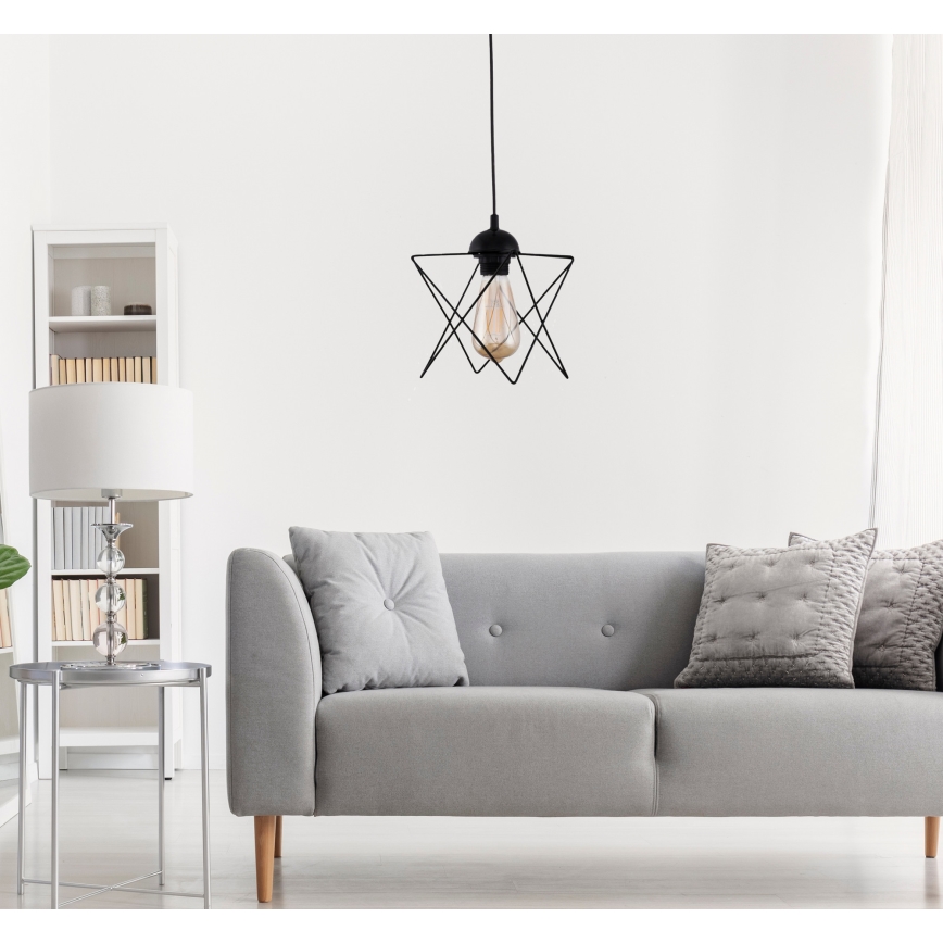 Hanglamp aan koord 1xE27/60W/230V