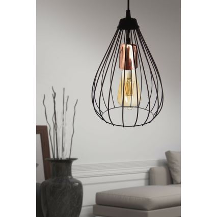 Hanglamp aan koord 1xE27/60W/230V