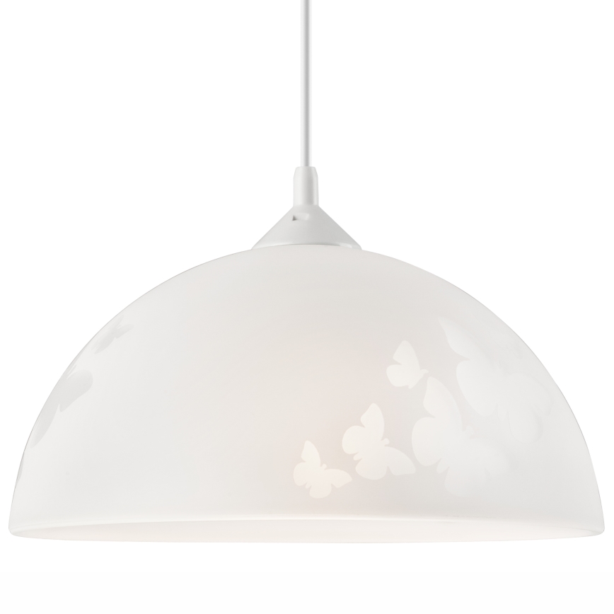 Hanglamp aan koord 1xE27/60W/230V vlinders