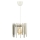 Hanglamp aan koord 1xE27/60W/230V wit diameter 23 cm hout