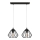 Hanglamp aan koord AGAT 2x E27 / 15W / 230V