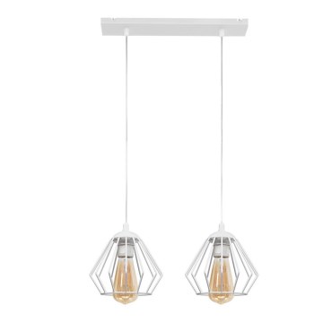 Hanglamp aan koord AGAT 2x E27 / 15W / 230V
