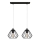 Hanglamp aan koord AGAT 2x E27 / 60W / 230V