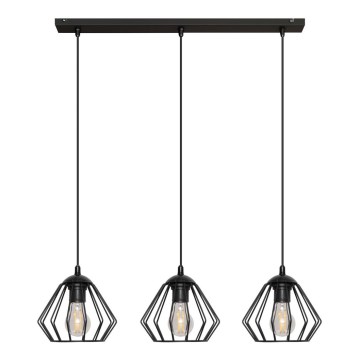 Hanglamp aan koord AGAT 3x E27 / 15W / 230V