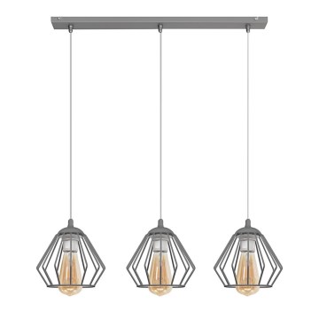 Hanglamp aan koord AGAT 3x E27 / 15W / 230V