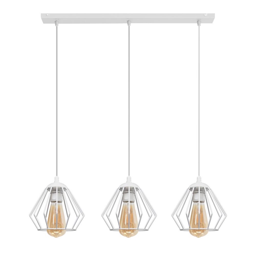 Hanglamp aan koord AGAT 3x E27 / 15W / 230V