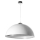 Hanglamp aan koord AKRYL - chroom KS 1xE27/60W wit hoogglans