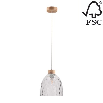 Hanglamp aan koord ALESSANDRO 1xE27/60W/230V - FSC-gecertificeerd