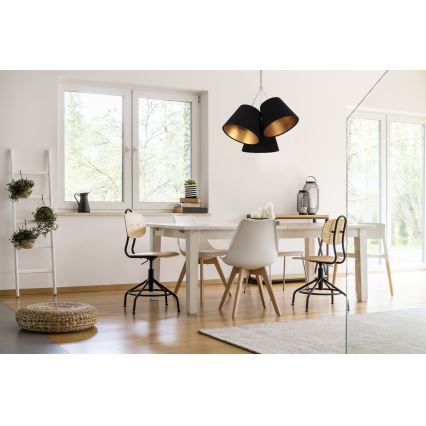 Hanglamp aan koord AMBROSIA 3xE27/60W/230V