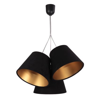 Hanglamp aan koord AMBROSIA 3xE27/60W/230V