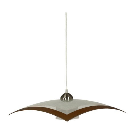 Hanglamp aan koord ARCADA chroom/bruin