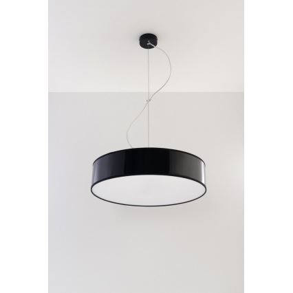 Hanglamp aan koord ARENA 45 3xE27/60W/230V zwart