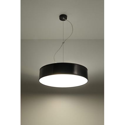 Hanglamp aan koord ARENA 45 3xE27/60W/230V zwart