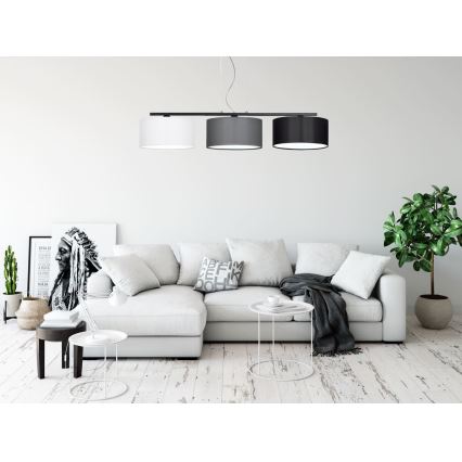 Hanglamp aan koord ASTRA 3xE27/60W/230V