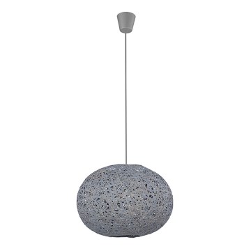 Hanglamp aan koord BACKAZ GRAY 1xE27/60W/230V