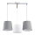 Hanglamp aan koord BALANCE 3xE27/60W/230V