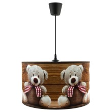 Hanglamp aan koord BEARS 1xE27/60W/230V