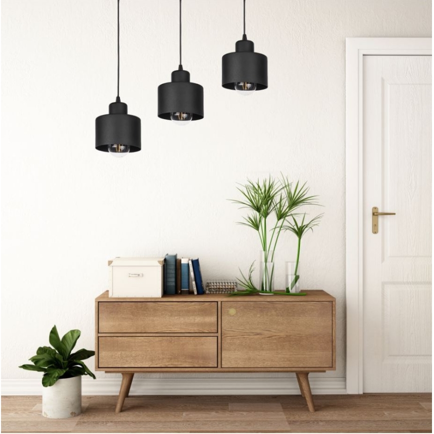 Hanglamp aan koord BODO 3xE27/60W/230V