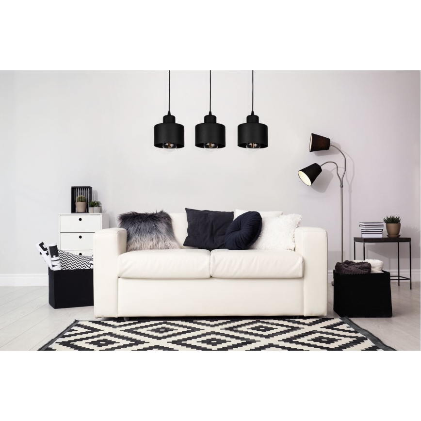 Hanglamp aan koord BODO 3xE27/60W/230V