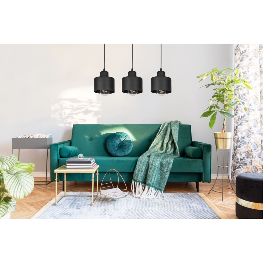 Hanglamp aan koord BODO 3xE27/60W/230V