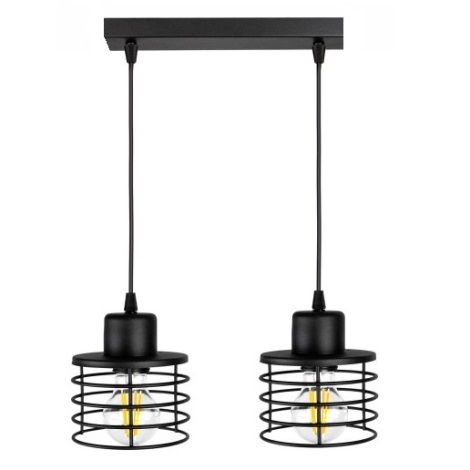 Hanglamp aan koord BONOX 2x E27 / 60W / 230V