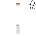 Hanglamp aan koord BOSCO 1xE27/60W/230V - FSC-gecertificeerd