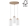 Hanglamp aan koord BOSCO 3xE27/60W/230V - FSC-gecertificeerd