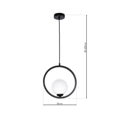 Hanglamp aan koord BOSTON 1xE14/40W/230V