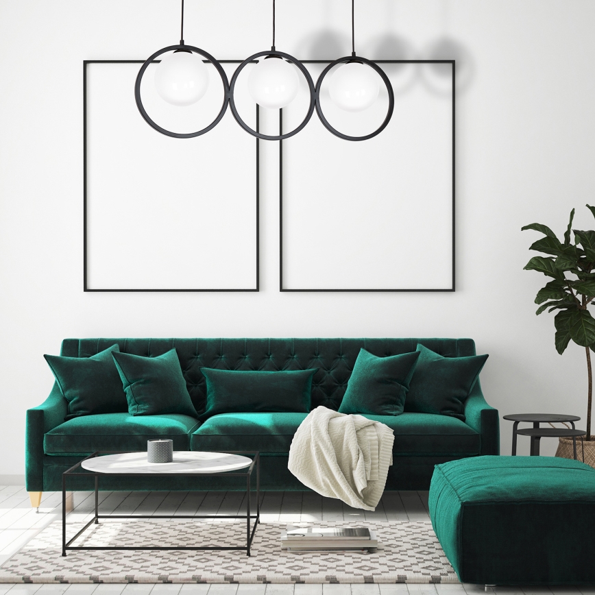 Hanglamp aan koord BOSTON 3xE14/40W/230V