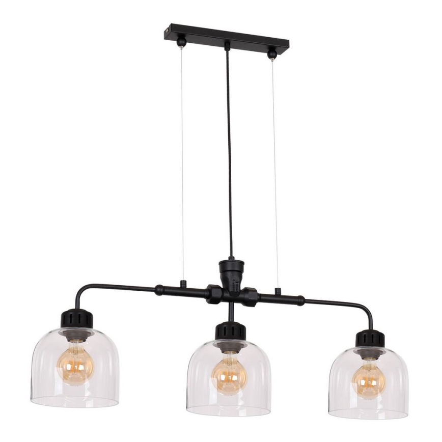 Hanglamp aan koord BRIT 3xE27/60W/230V