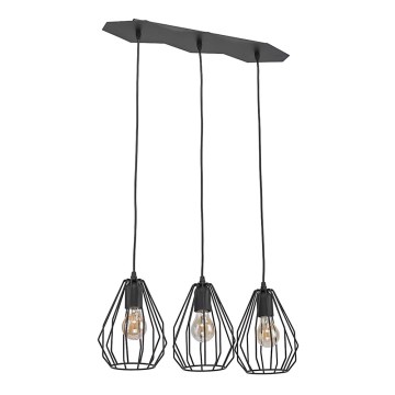 Hanglamp aan koord BRYLANT BLACK 3xE27/60W/230V