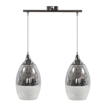 Hanglamp aan koord CELIA 2xE27/60W/230V