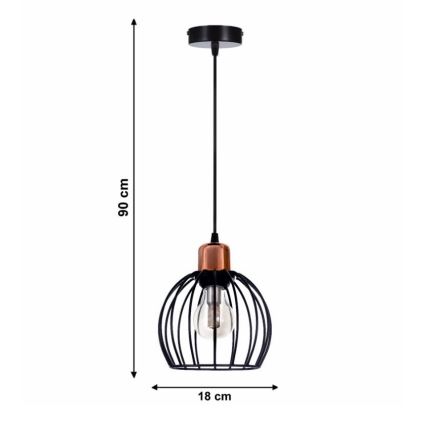 Hanglamp aan koord CELTA 1xE27/40W/230V