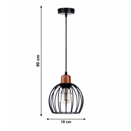 Hanglamp aan koord CELTA 1xE27/40W/230V