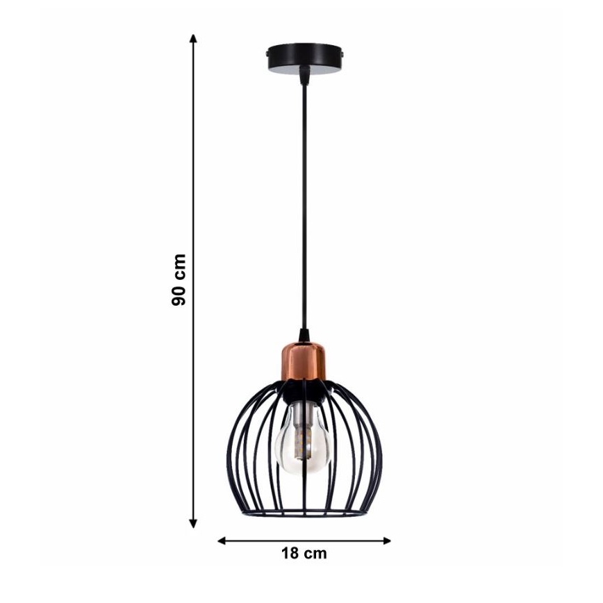 Hanglamp aan koord CELTA 1xE27/40W/230V