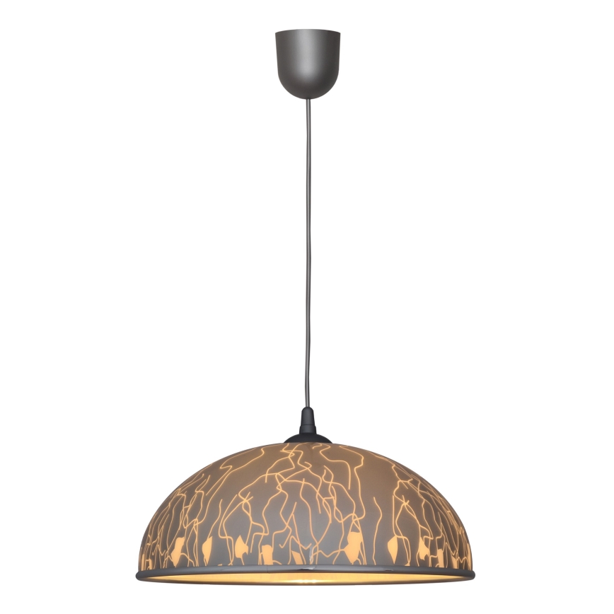 Hanglamp aan koord CIRCLE 1xE27/15W/230V grijs