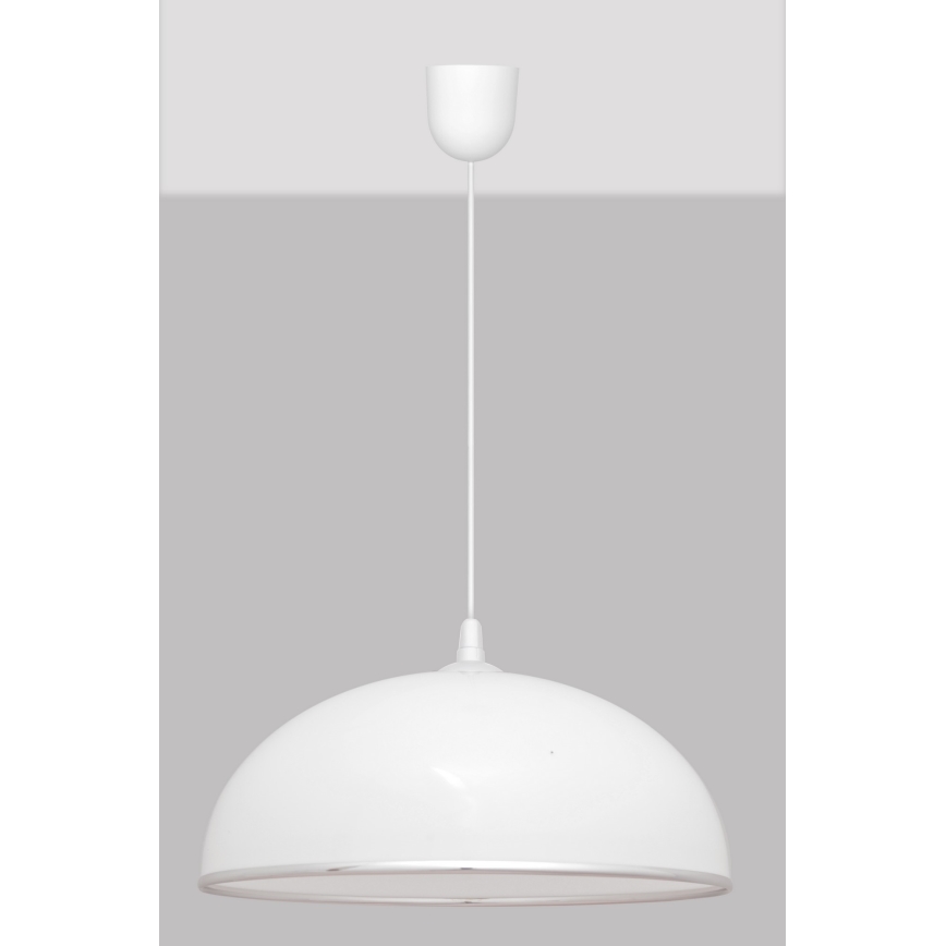 Hanglamp aan koord CIRCLE 1xE27/15W/230V wit
