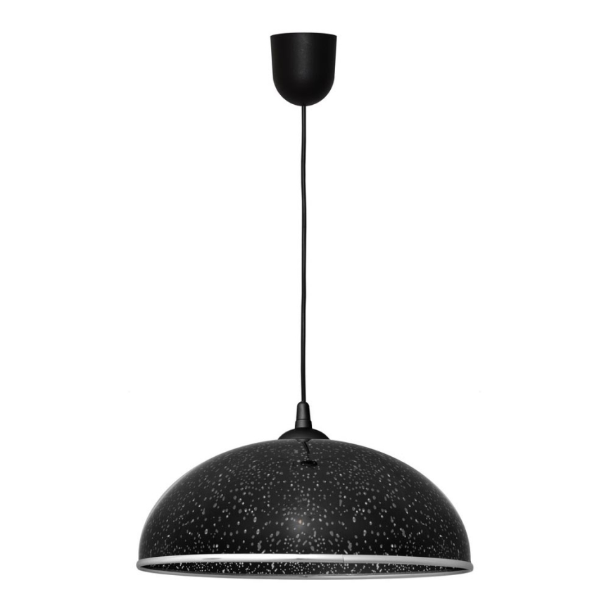 Hanglamp aan koord CIRCLE 1xE27/15W/230V zwart