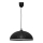 Hanglamp aan koord CIRCLE 1xE27/15W/230V zwart