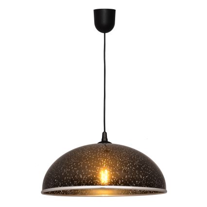 Hanglamp aan koord CIRCLE 1xE27/15W/230V zwart