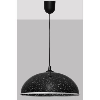 Hanglamp aan koord CIRCLE 1xE27/15W/230V zwart