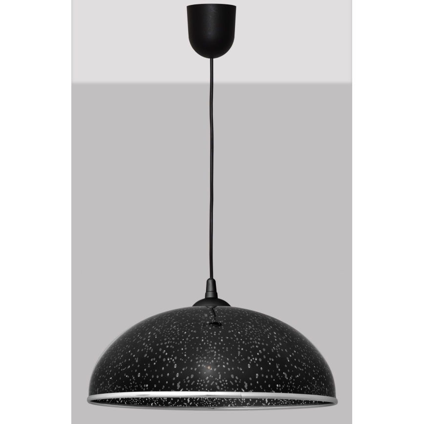 Hanglamp aan koord CIRCLE 1xE27/15W/230V zwart