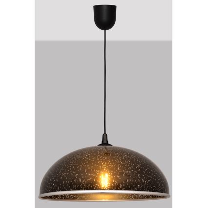 Hanglamp aan koord CIRCLE 1xE27/15W/230V zwart