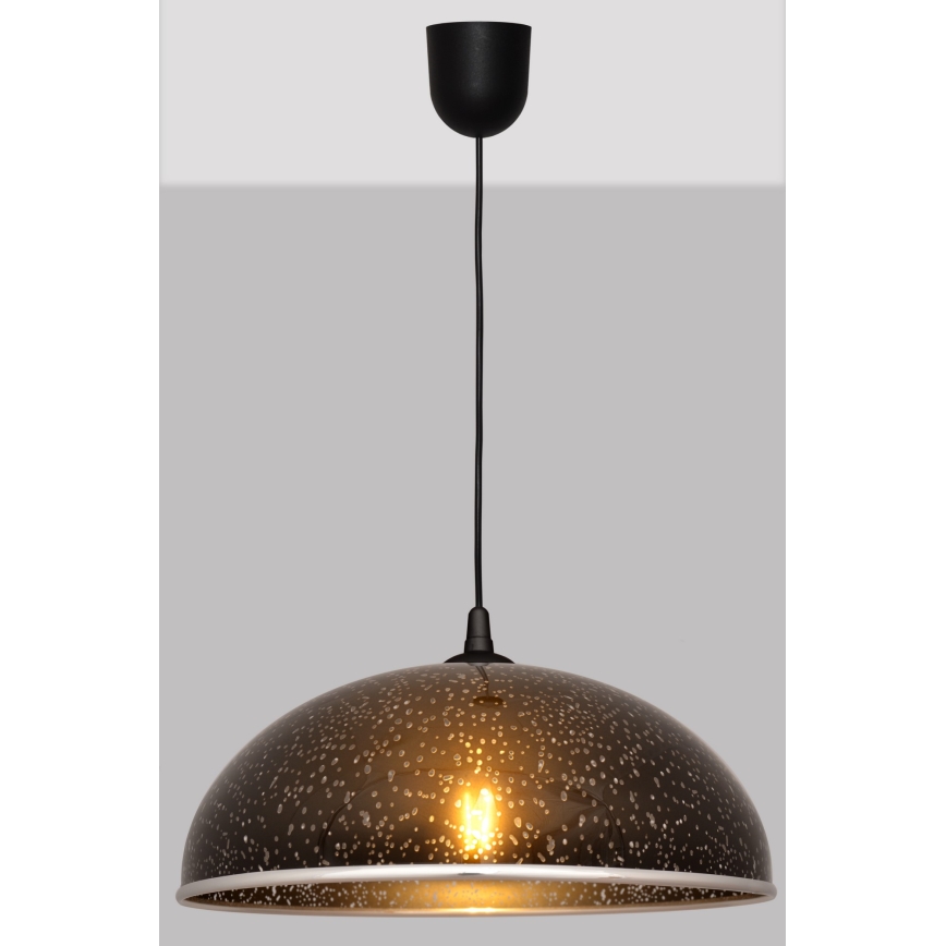 Hanglamp aan koord CIRCLE 1xE27/15W/230V zwart