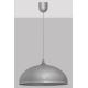 Hanglamp aan koord CIRCLE 1xE27/60W/230V grijs