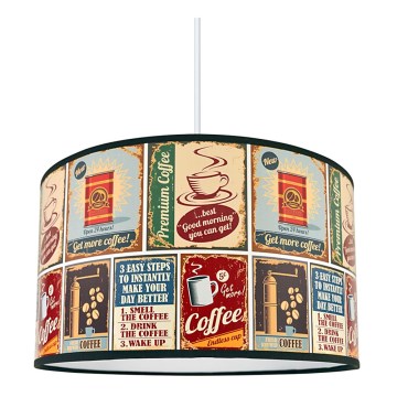 Hanglamp aan koord COFFEE 1xE27/60W/230V