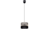 Hanglamp aan koord CORAL 1xE27/60W/230V zwart-grijs